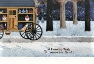 A Lonely Trek Jane Wooster Scott Artist Proof Lithograph Print Artist Hand Signed and AP Numbered