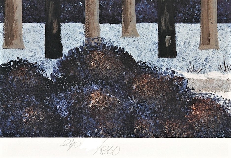 A Lonely Trek Jane Wooster Scott Artist Proof Lithograph Print Artist Hand Signed and AP Numbered