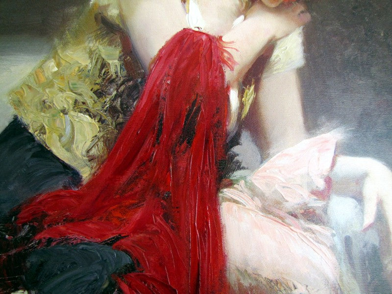 Anticipation Pino Daeni Giclée Print Artist Hand Signed and Numbered