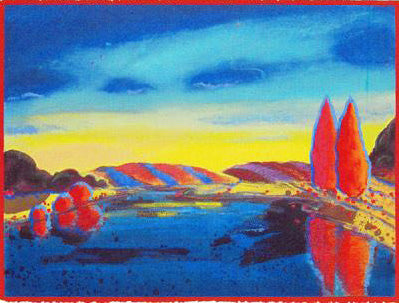 Playing with the Seasons I B H Brody Serigraph Print Artist Hand Signed and Numbered