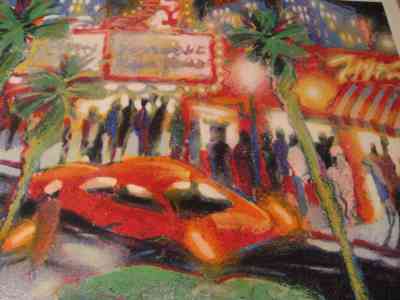 Before the Show James Talmadge Artist Proof Serigraph Print Artist Hand Signed and AP Numbered