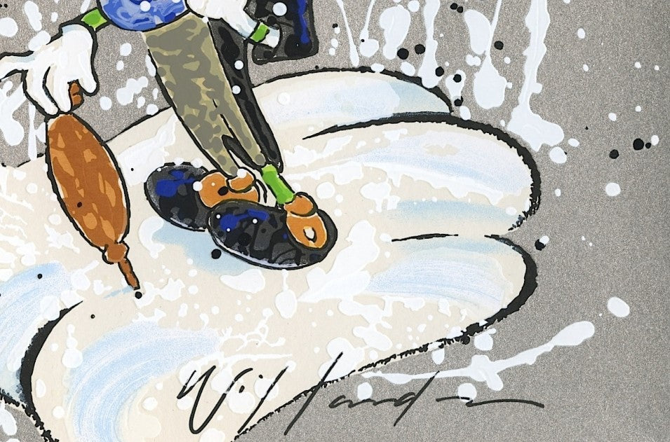 Boy Oh Boy Oh Boy International Proof Serigraph Print Artist David Willardson Hand Signed and IP Numbered