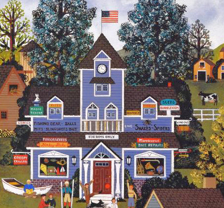 Boys Will Be Boys Jane Wooster Scott Lithograph Print Artist Hand Signed and Numbered