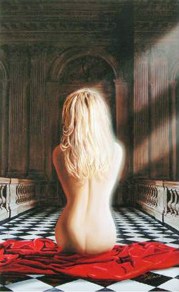 Serenity Chris Dellorco Canvas Giclée Print Artist Hand Signed and Numbered