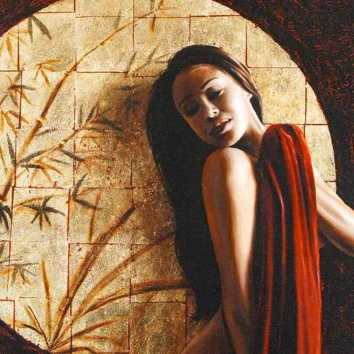 Eastern Moon Chris Dellorco Canvas Giclée Print Artist Signed and Numbered