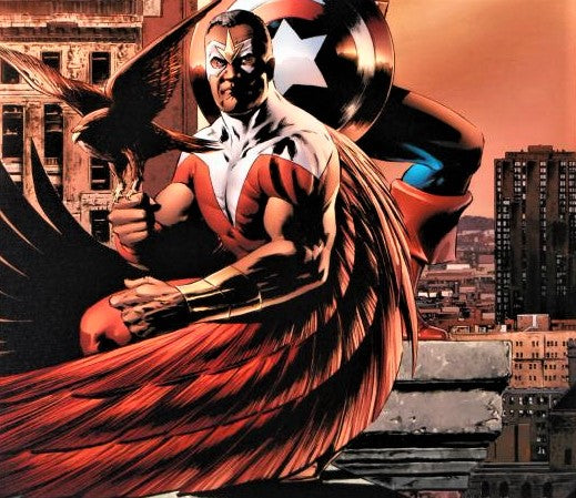 Captain America The Falcon 5 Marvel Comics Artist Steve Epting Canvas Giclée Print Numbered