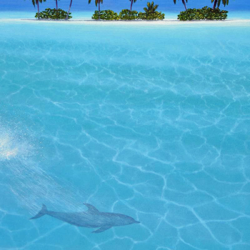 Fancy Jumper Right Dan Mackin Lithograph Print Artist Hand Signed and Numbered