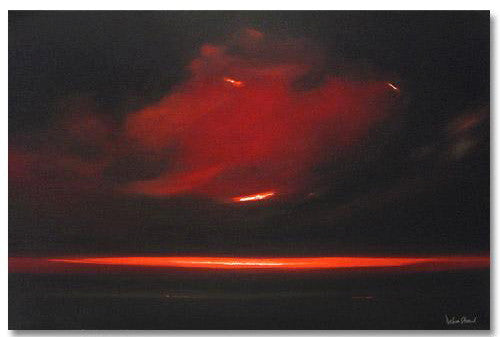 Horizon Debra Stroud Serigraph Print Artist Hand Signed and Numbered
