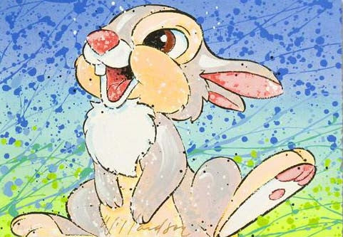 Thay Thumping Nice David Willardson Serigraph Print Artist Hand Signed and Numbered