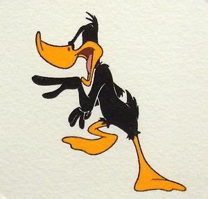 Daffy Duck Warner Bros Hand Tinted Color Etching Numbered