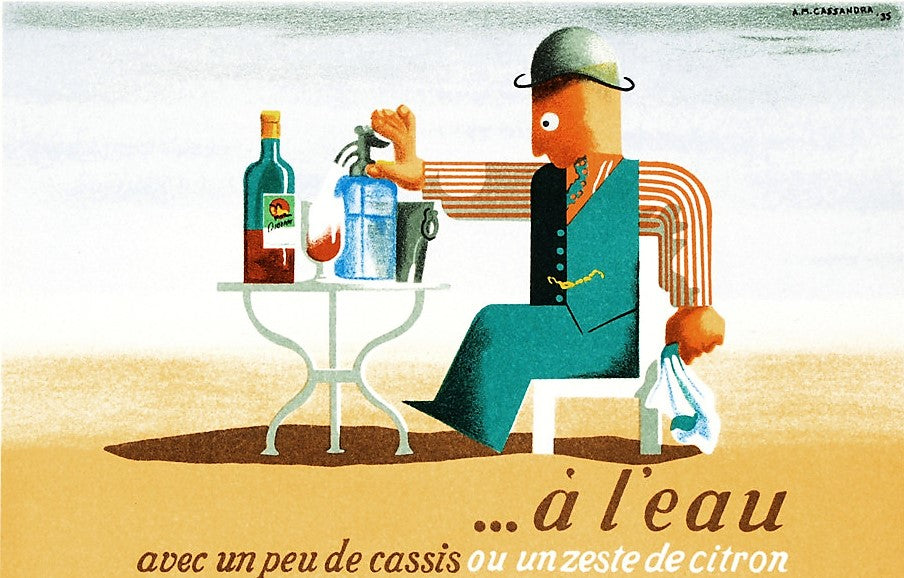 Dubonnet A Leau RE Society Hand Pulled Lithograph Print Signed and Numbered