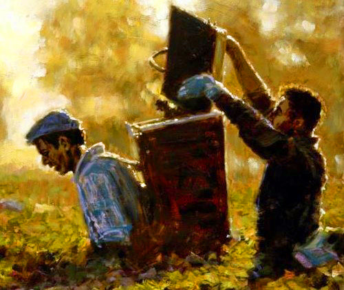 Manana De Verano Fabian Perez Hand Embellished Artist Proof Giclée Print on Board Artist Hand Signed Numbered and Framed