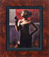 Sensual Touch In The Dark II Fabian Perez Artist Proof Giclée Print on Canvas Board Hand Signed AP Numbered and Framed