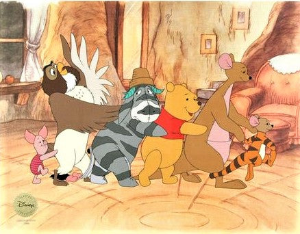 Fun to Be Tigger Disney Studios Sericel Serial Numbered and Framed