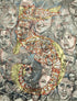 Five Guillaume Azoulay Hand Colored Etching Artist Hand Signed and Numbered