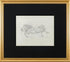 Sketch AK Guillaume Azoulay Original Pencil Drawing Artist Hand Signed and Framed
