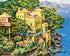 Villa Portofino Howard Behrens Serigraph Print Artist Hand Signed and Numbered