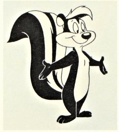 Pepe Le Pew Warner Bros Looney Tunes Hand Tinted Color Etching Numbered Framed