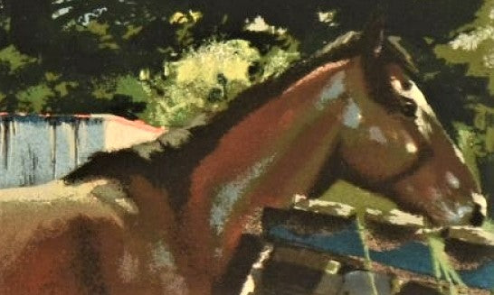Feeding Time Harry Schaare Serigraph Print Artist Hand Signed and Numbered