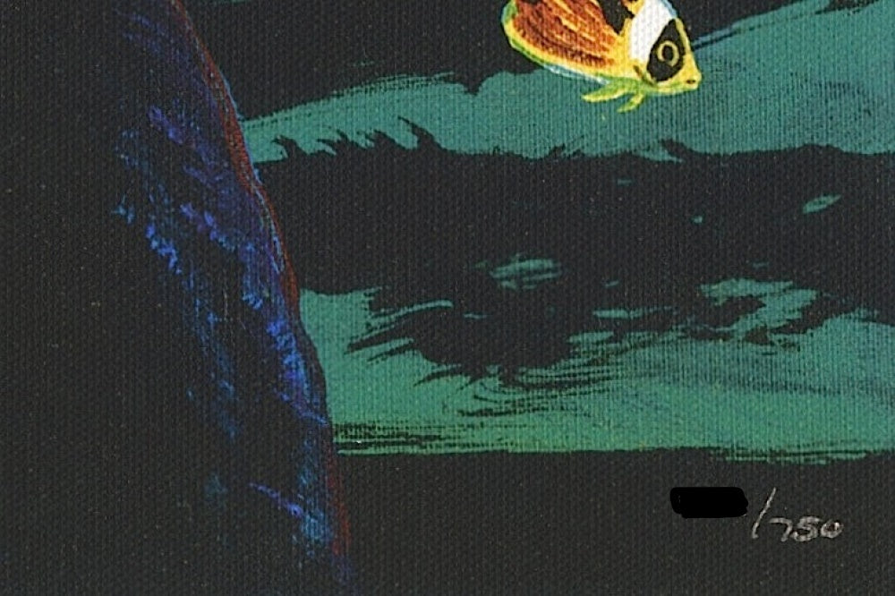 Humpback Dance Wyland Canvas Giclée Print Artist Hand Signed and Numbered