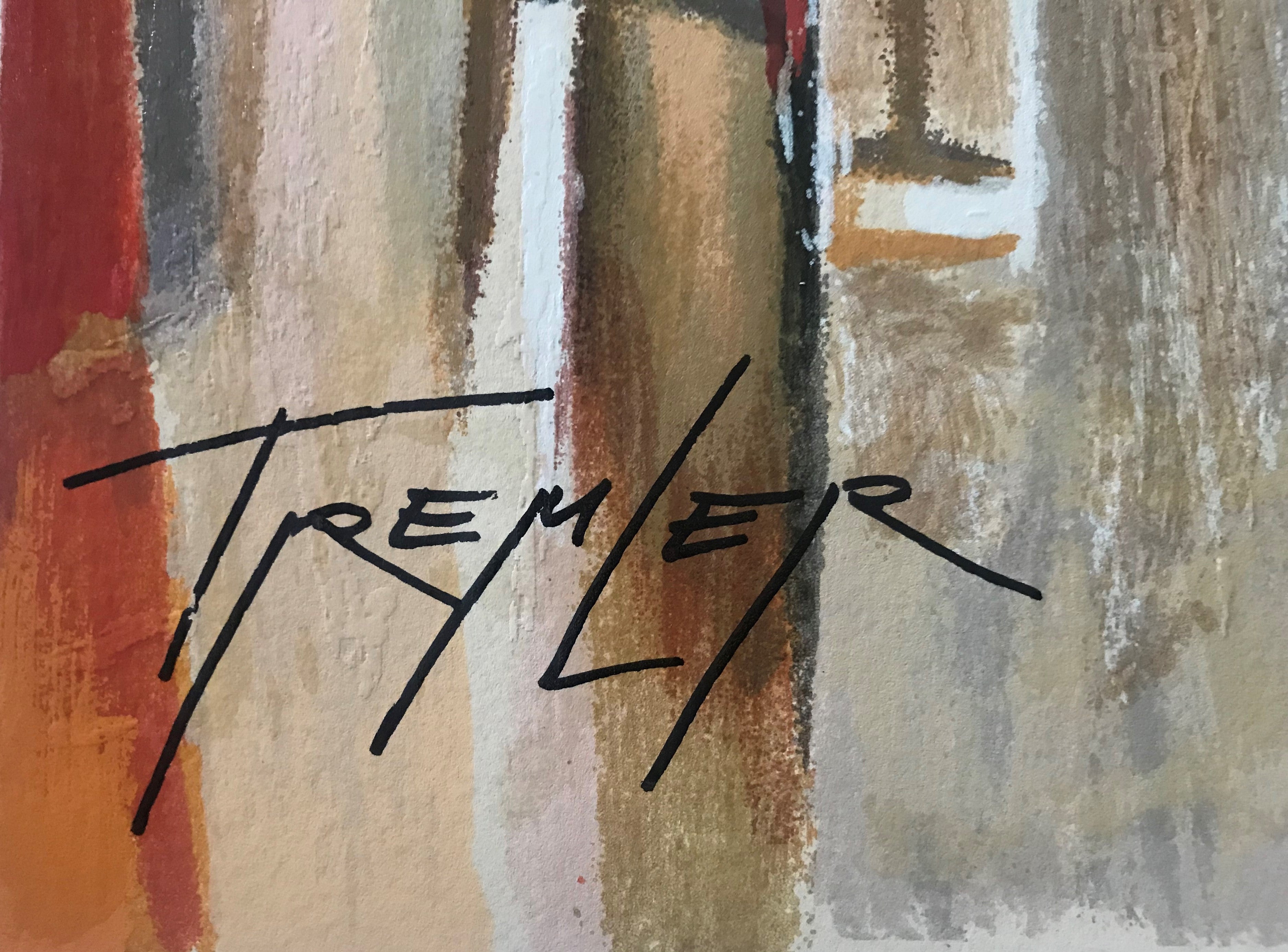 Cocktail III Yuri Tremler Hors Commerce Serigraph Print Artist Hand Signed and HC Numbered