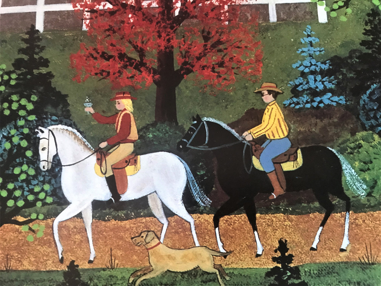 Queen of the Trail Jane Wooster Scott Offset Lithograph Print Artist Hand Signed and Numbered