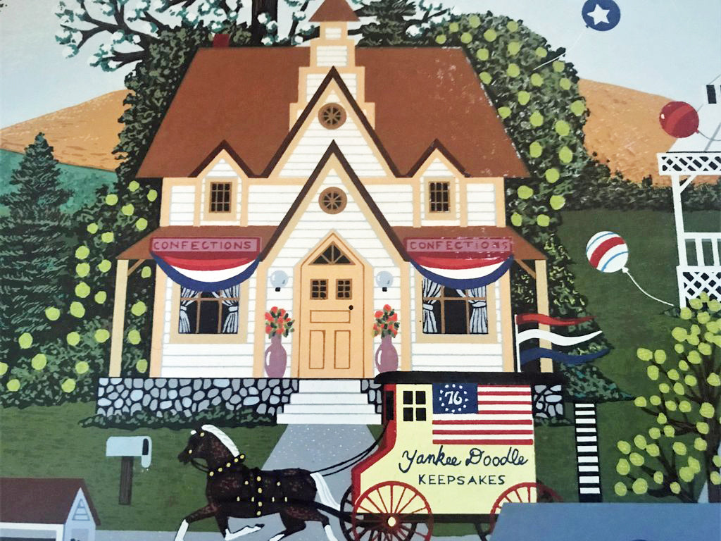 When Freedom Rings Jane Wooster Scott Artist Proof Serigraph Print Artist Hand Signed and AP Numbered