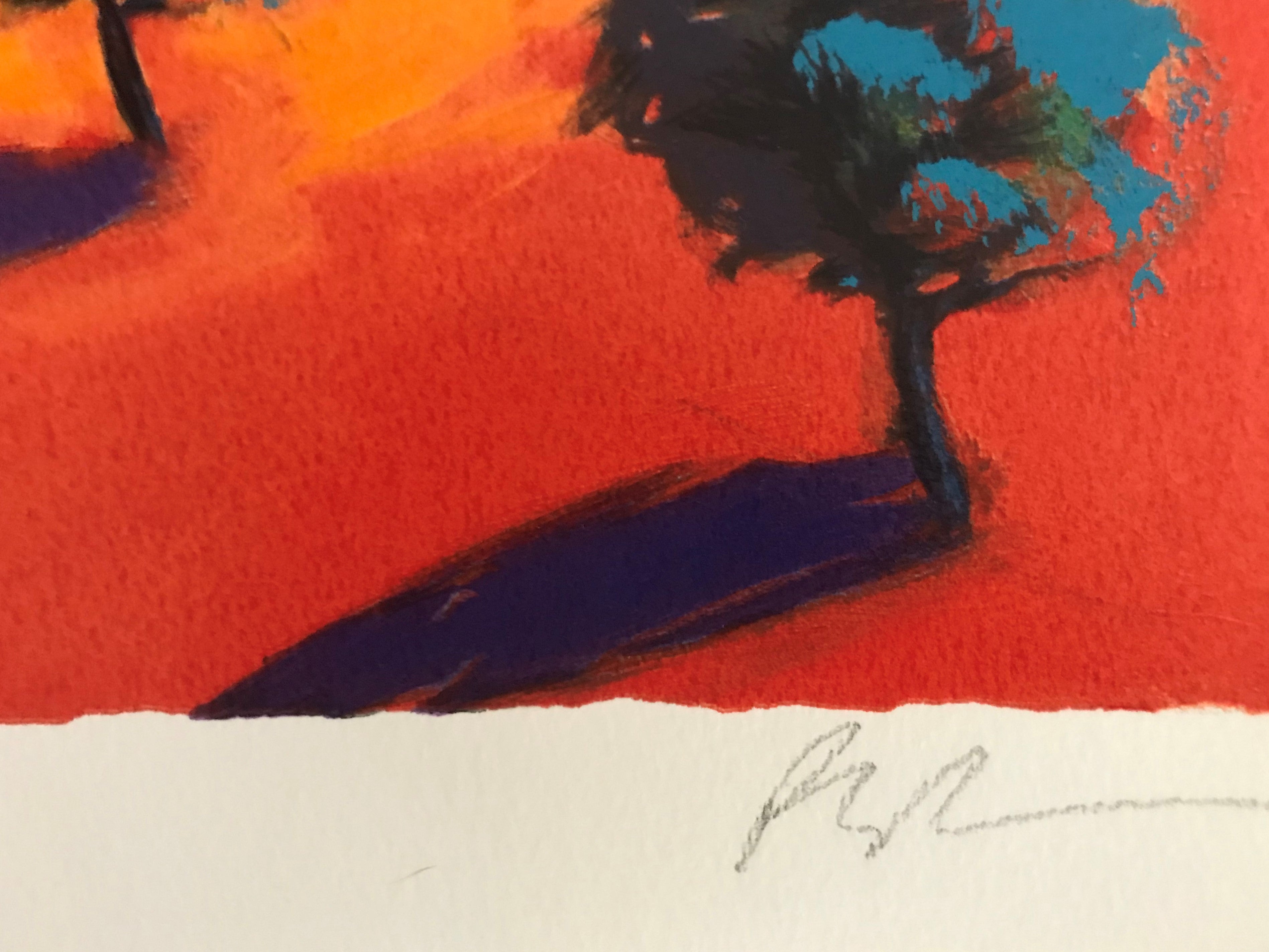 The Ocean Paul Powis Serigraph Print Artist Hand Signed and Numbered