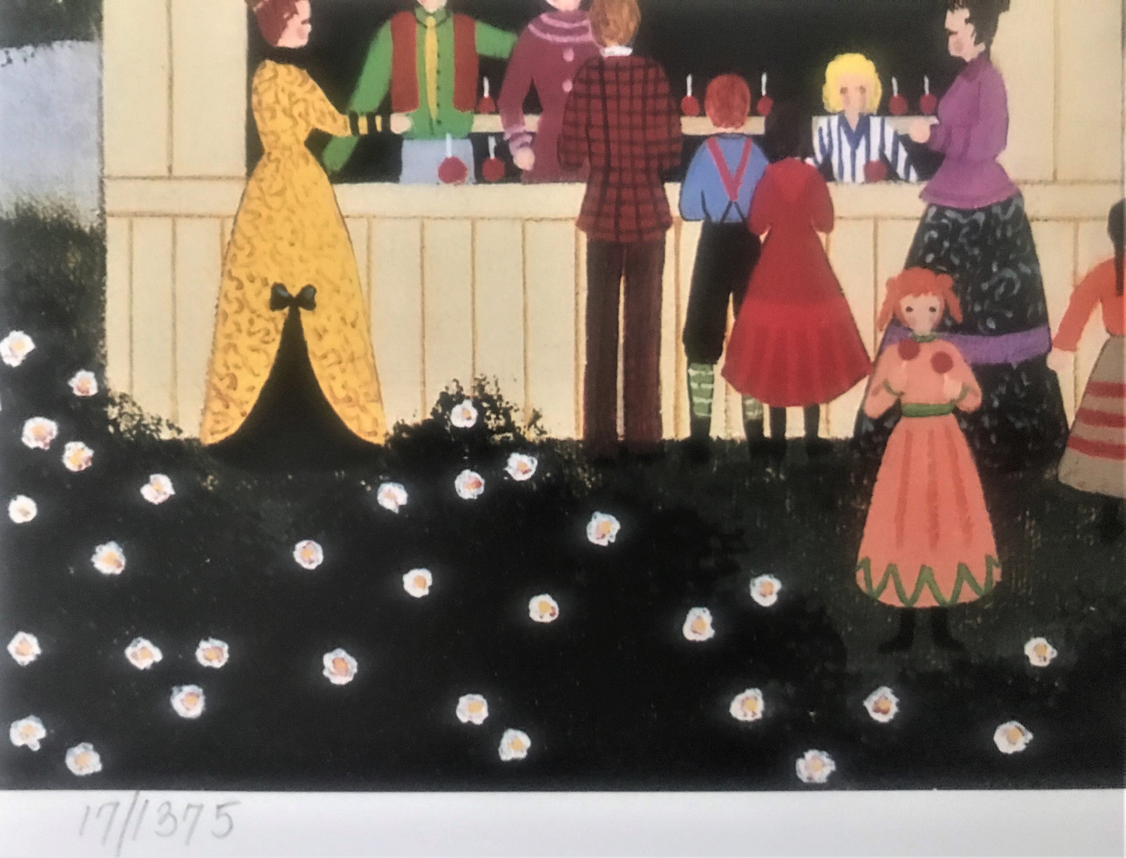 Candied Apples & Candied Corn Jane Wooster Scott Lithograph Print Artist Hand Signed and Numbered