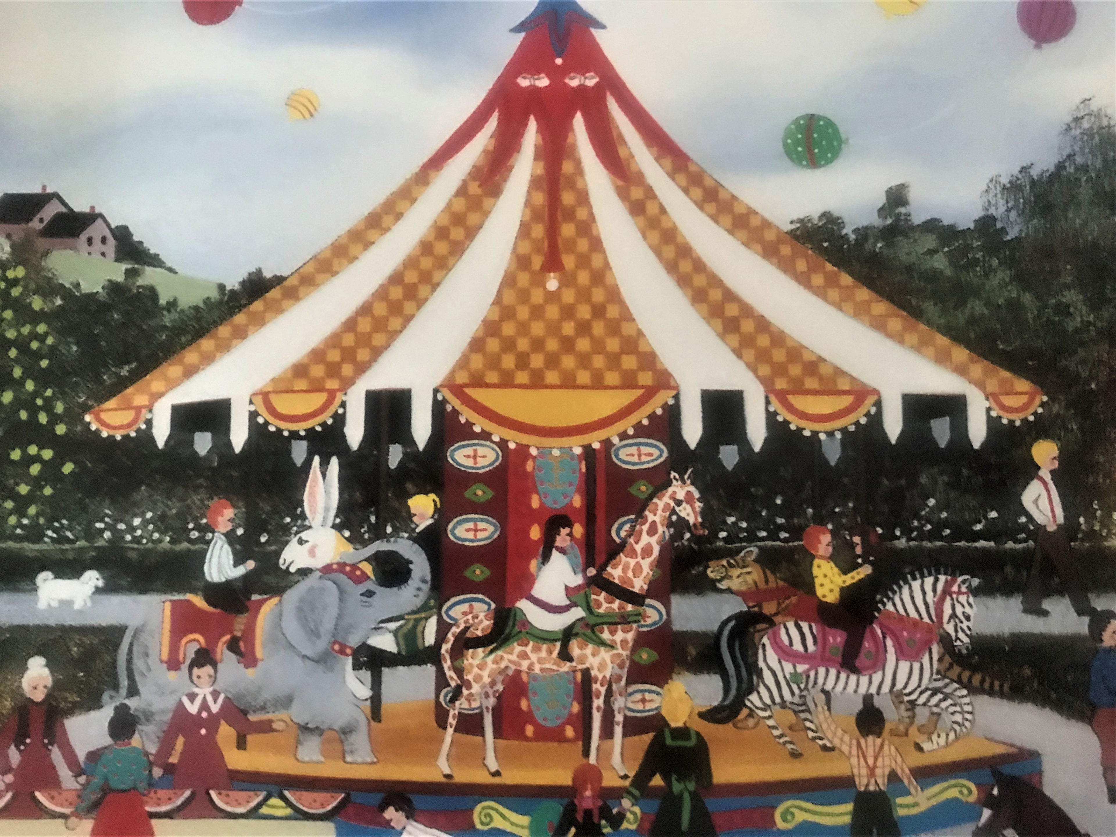 Candied Apples & Candied Corn Jane Wooster Scott Lithograph Print Artist Hand Signed and Numbered