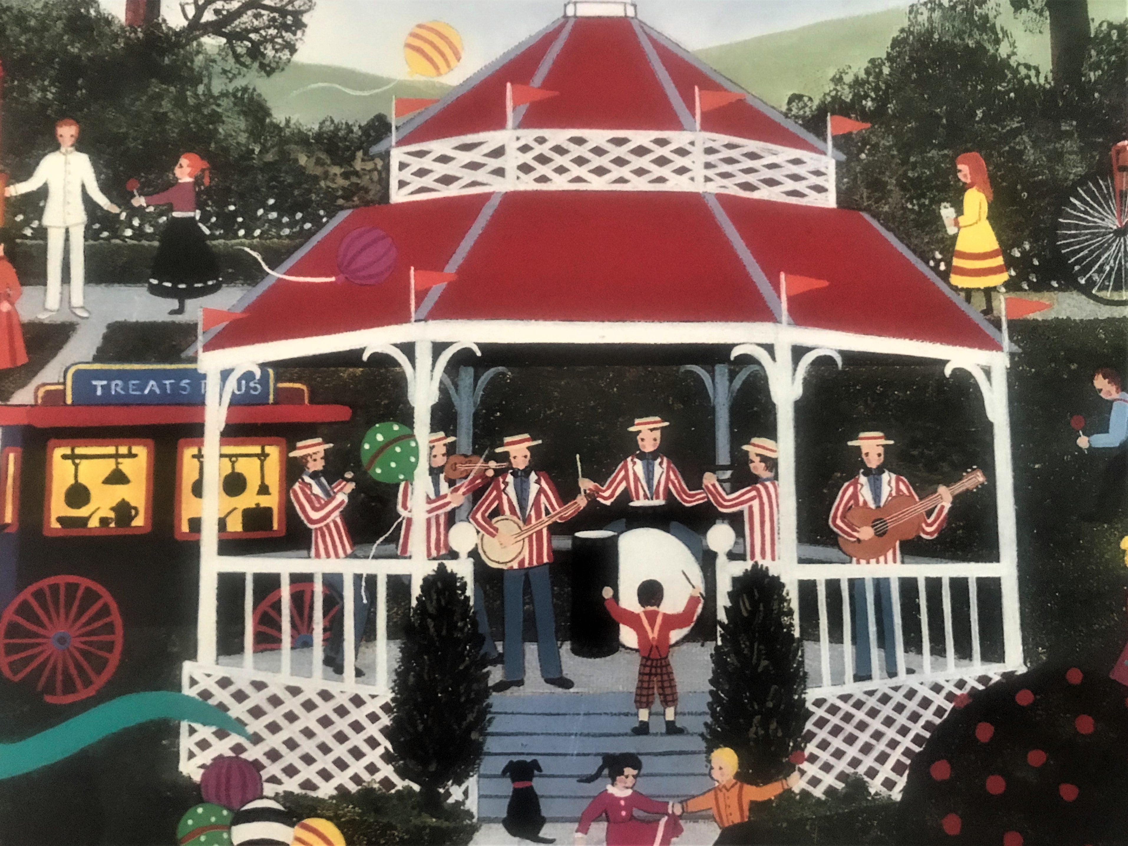 Candied Apples & Candied Corn Jane Wooster Scott Lithograph Print Artist Hand Signed and Numbered