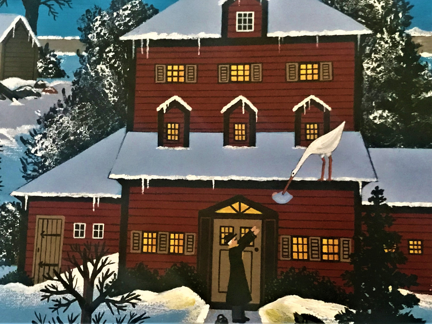 Special Delivery Jane Wooster Scott Artist Proof Lithograph Print Artist Hand Signed and AP Numbered