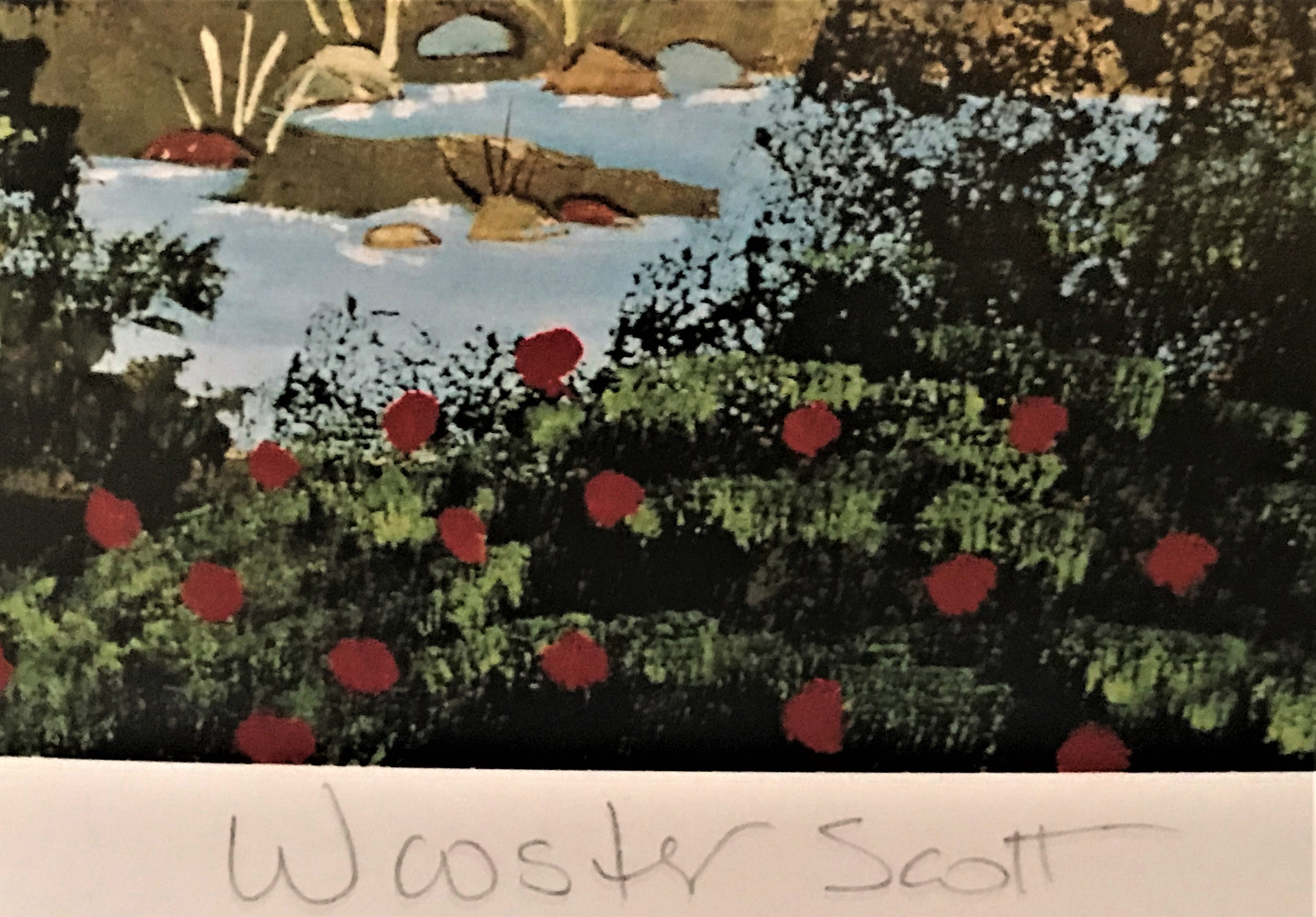 Vacation Anticipation Jane Wooster Scott Lithograph Print Artist Hand Signed and Numbered