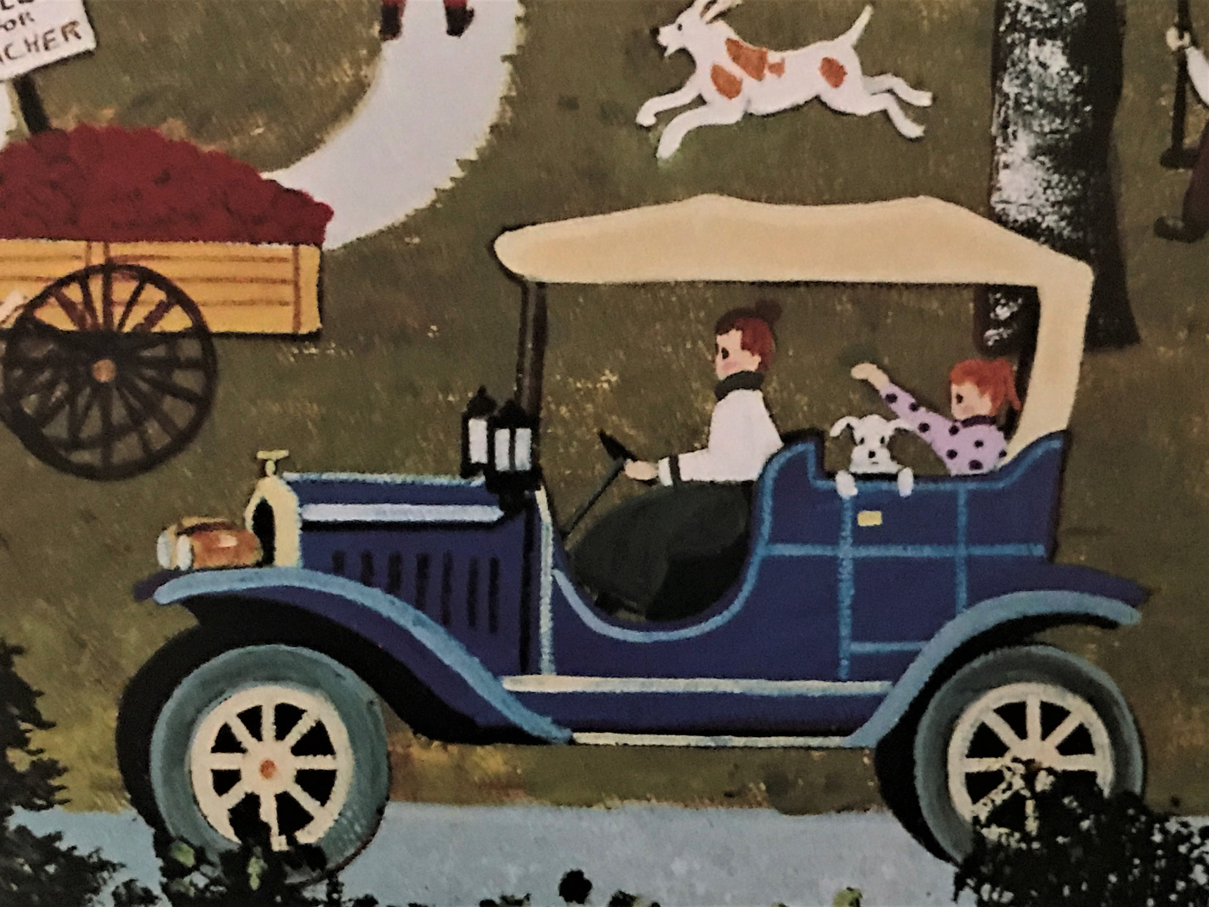 Vacation Anticipation Jane Wooster Scott Lithograph Print Artist Hand Signed and Numbered