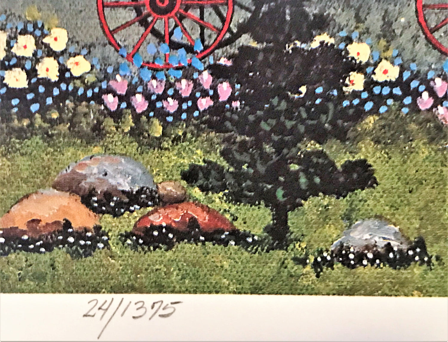 Loves Me Loves Me Not Jane Wooster Scott Lithograph Print Artist Hand Signed and Numbered