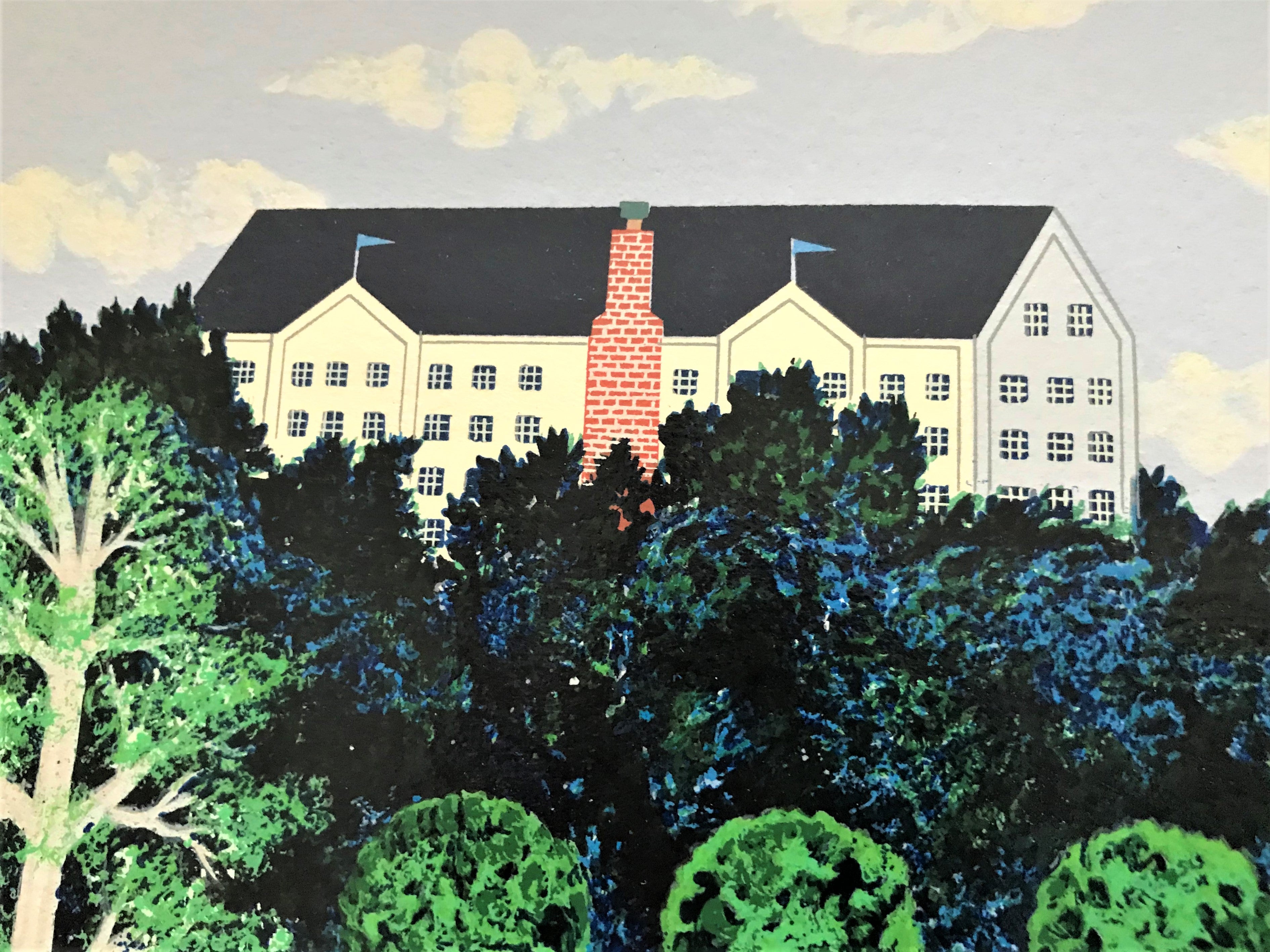 Putt for the Championship Jane Wooster Scott Artist Proof Lithograph Print Artist Hand Signed and AP Numbered