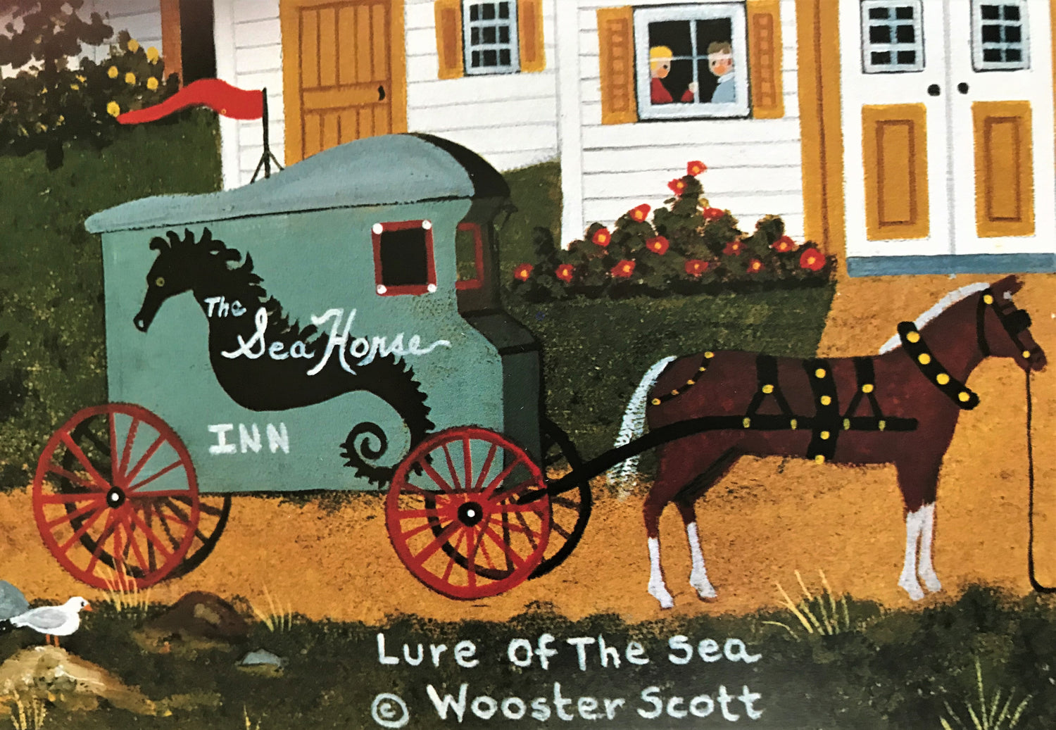 Lure of the Sea Jane Wooster Scott Lithograph Print Artist Hand Signed and Numbered