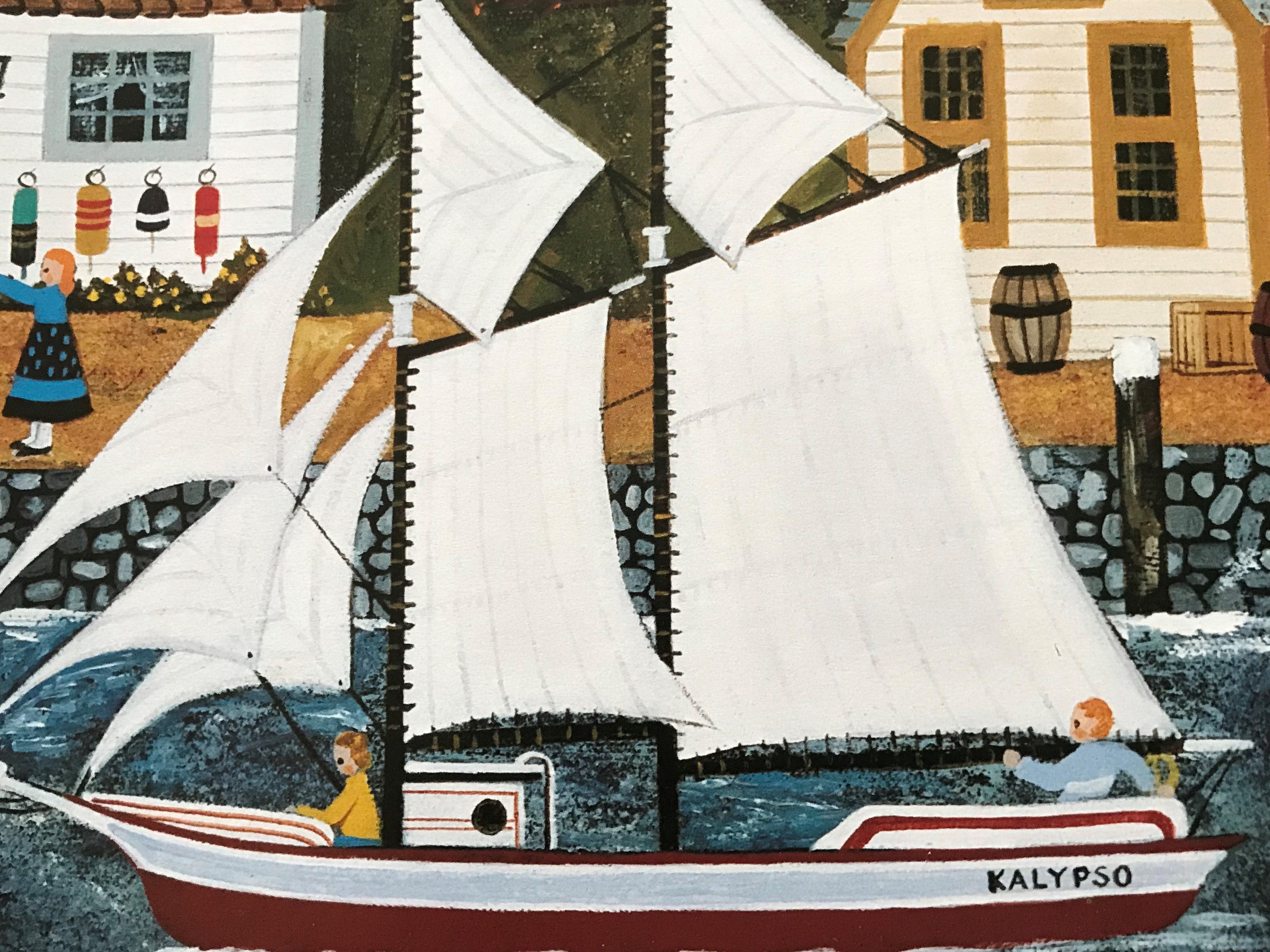 Lure of the Sea Jane Wooster Scott Artist Proof Lithograph Print Artist Hand Signed and AP Numbered