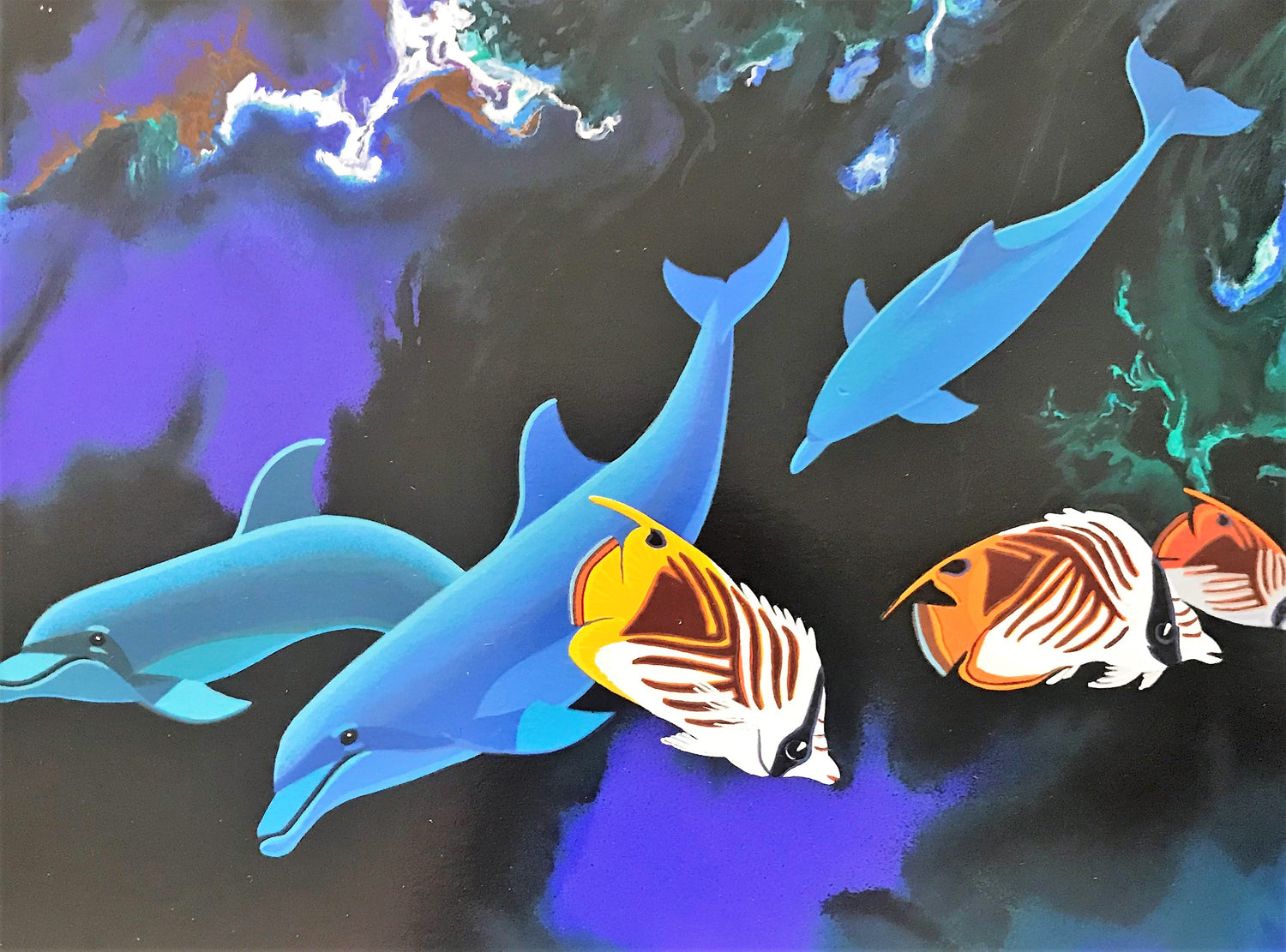 Moondance William Schimmel Serigraph Print Artist Hand Signed and Numbered