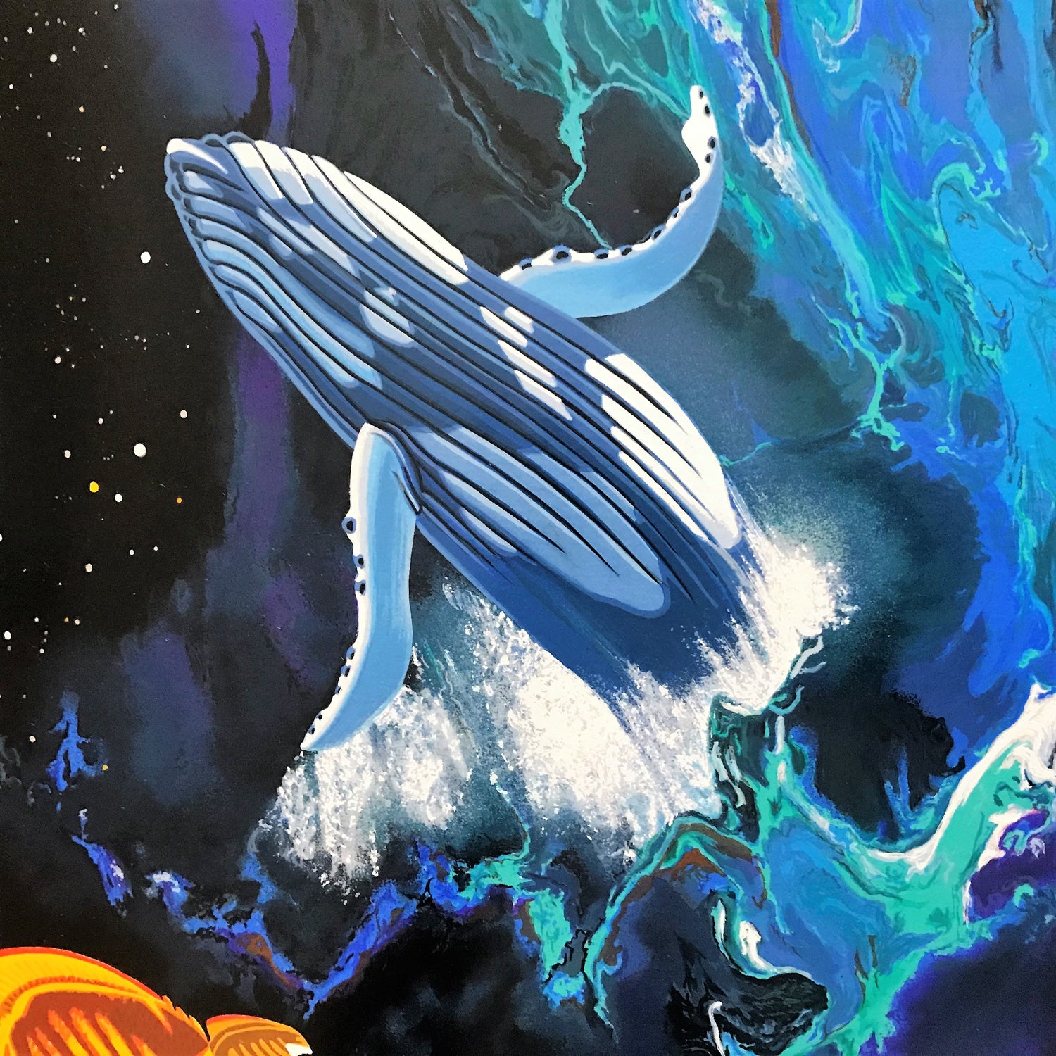 Moondance William Schimmel Serigraph Print Artist Hand Signed and Numbered