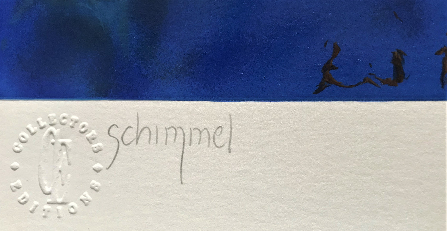 Moondance William Schimmel Fine Art Serigraph Print Artist Hand Signed and Numbered