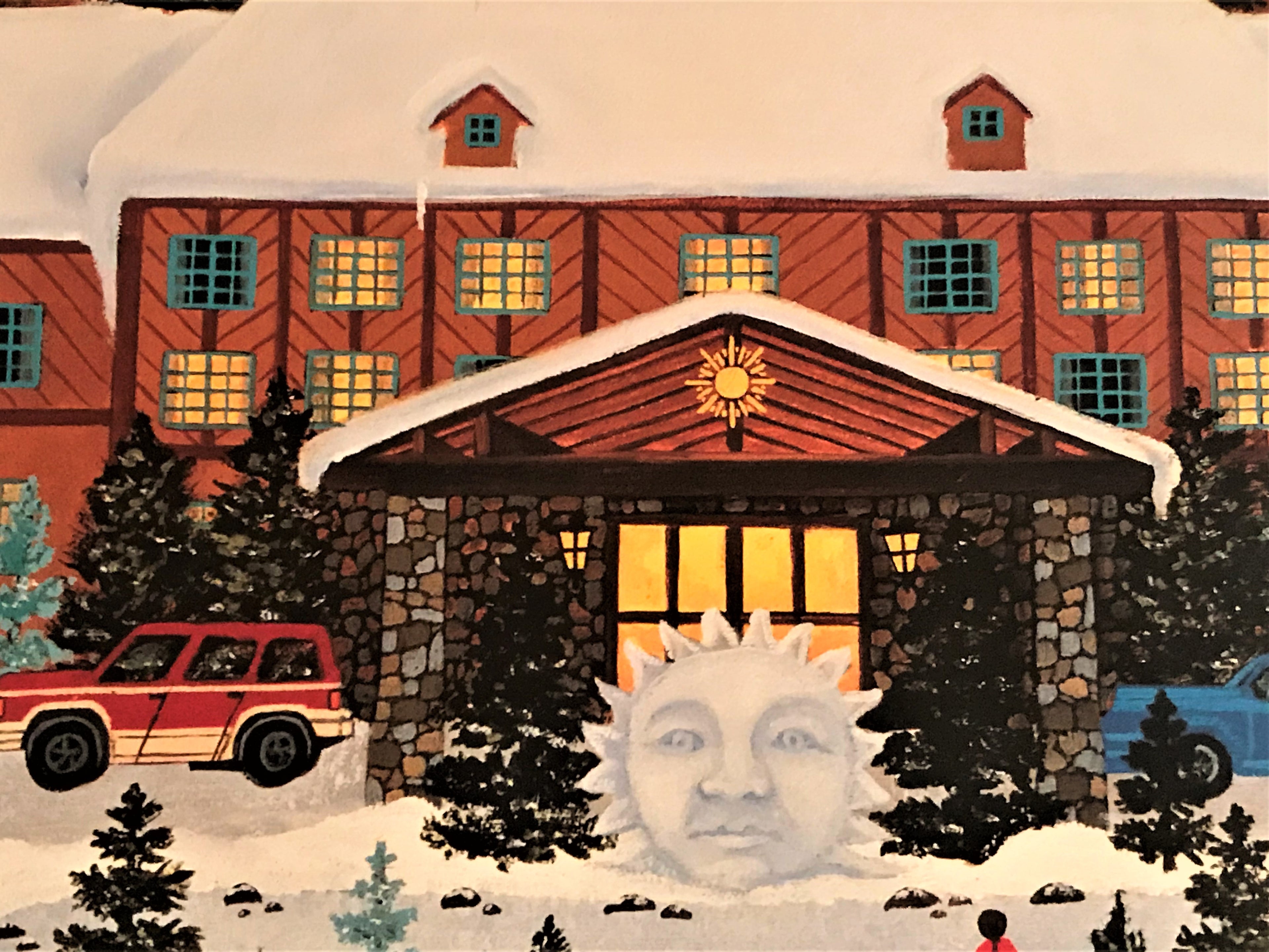 Alpine Winter Grandeur Jane Wooster Scott Lithograph Print Artist Hand Signed and Numbered