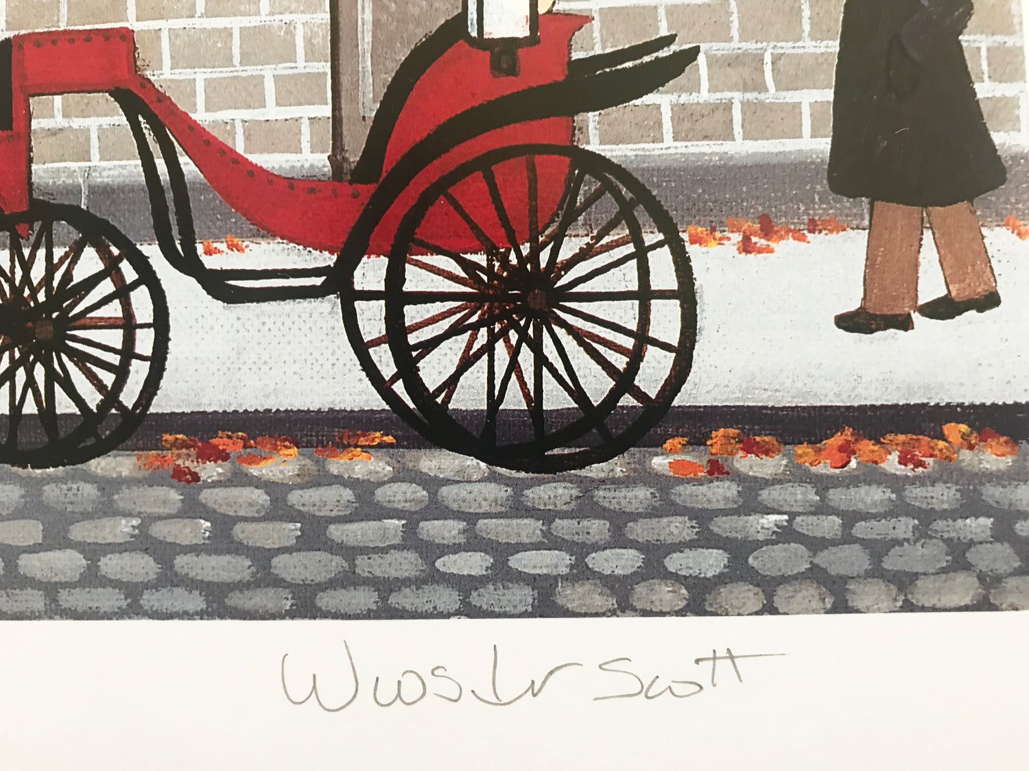 Manhattan Colors Jane Wooster Scott Lithograph Print Artist Hand Signed and Numbered