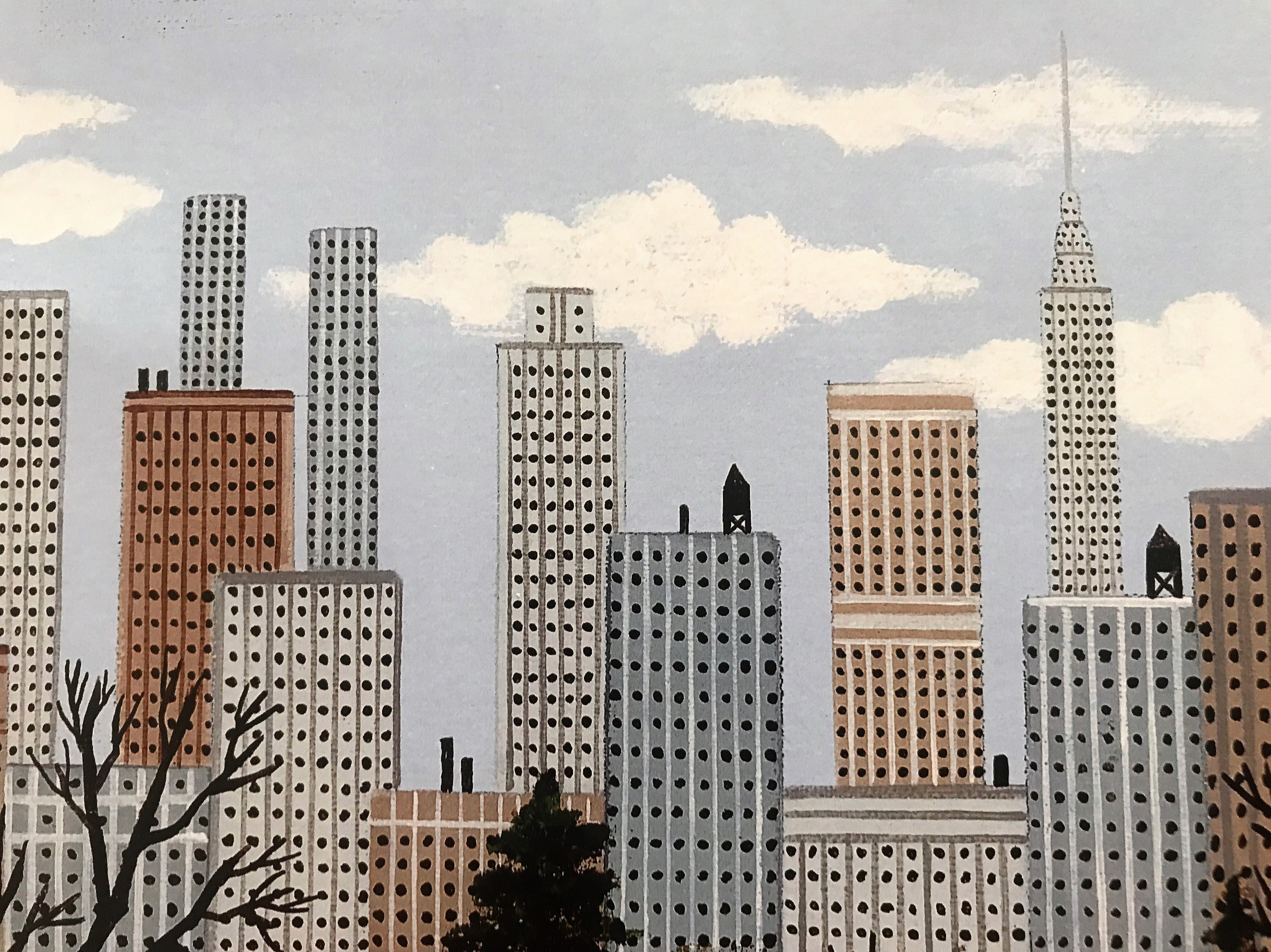 Manhattan Colors Jane Wooster Scott Lithograph Print Artist Hand Signed and Numbered