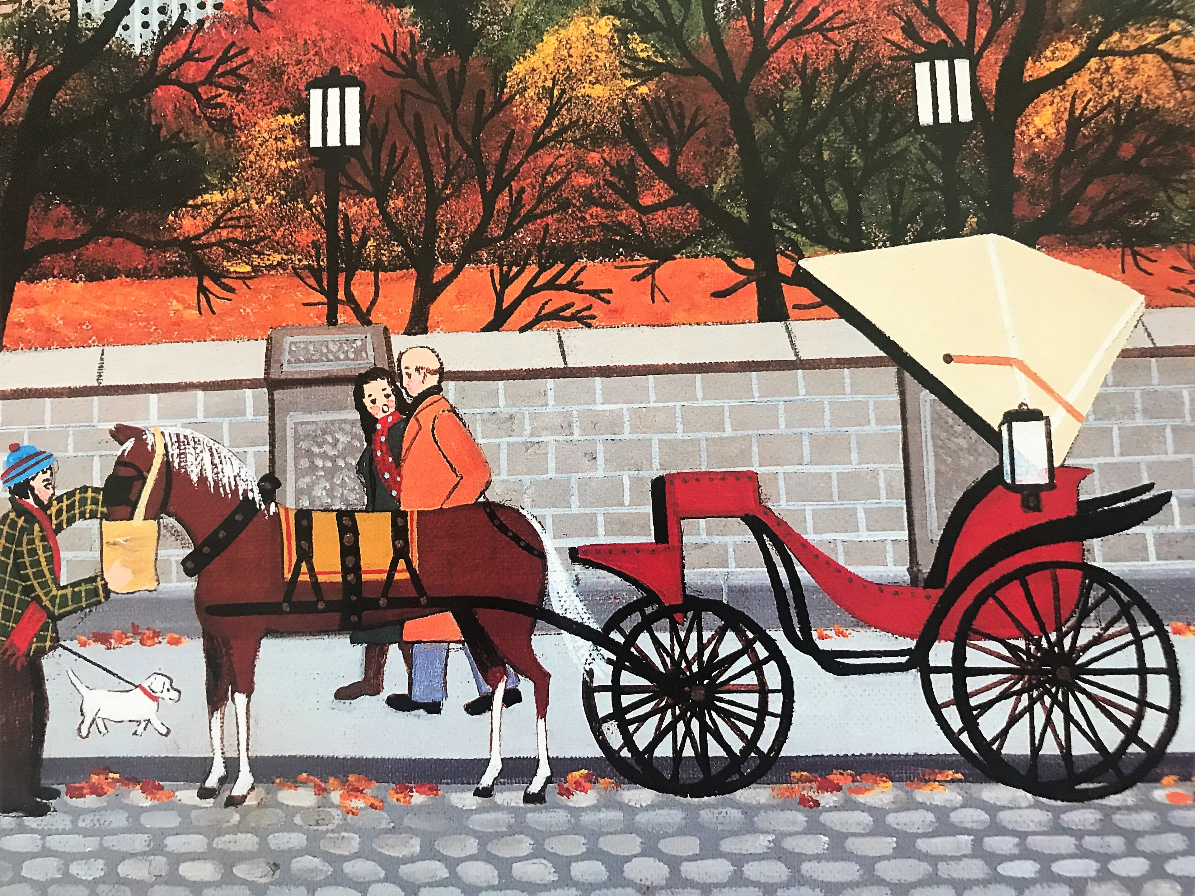 Manhattan Colors Jane Wooster Scott Lithograph Print Artist Hand Signed and Numbered