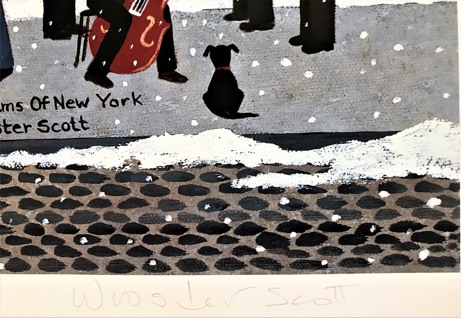 The Rhythms of New York Jane Wooster Scott Lithograph Print Artist Hand Signed and Numbered