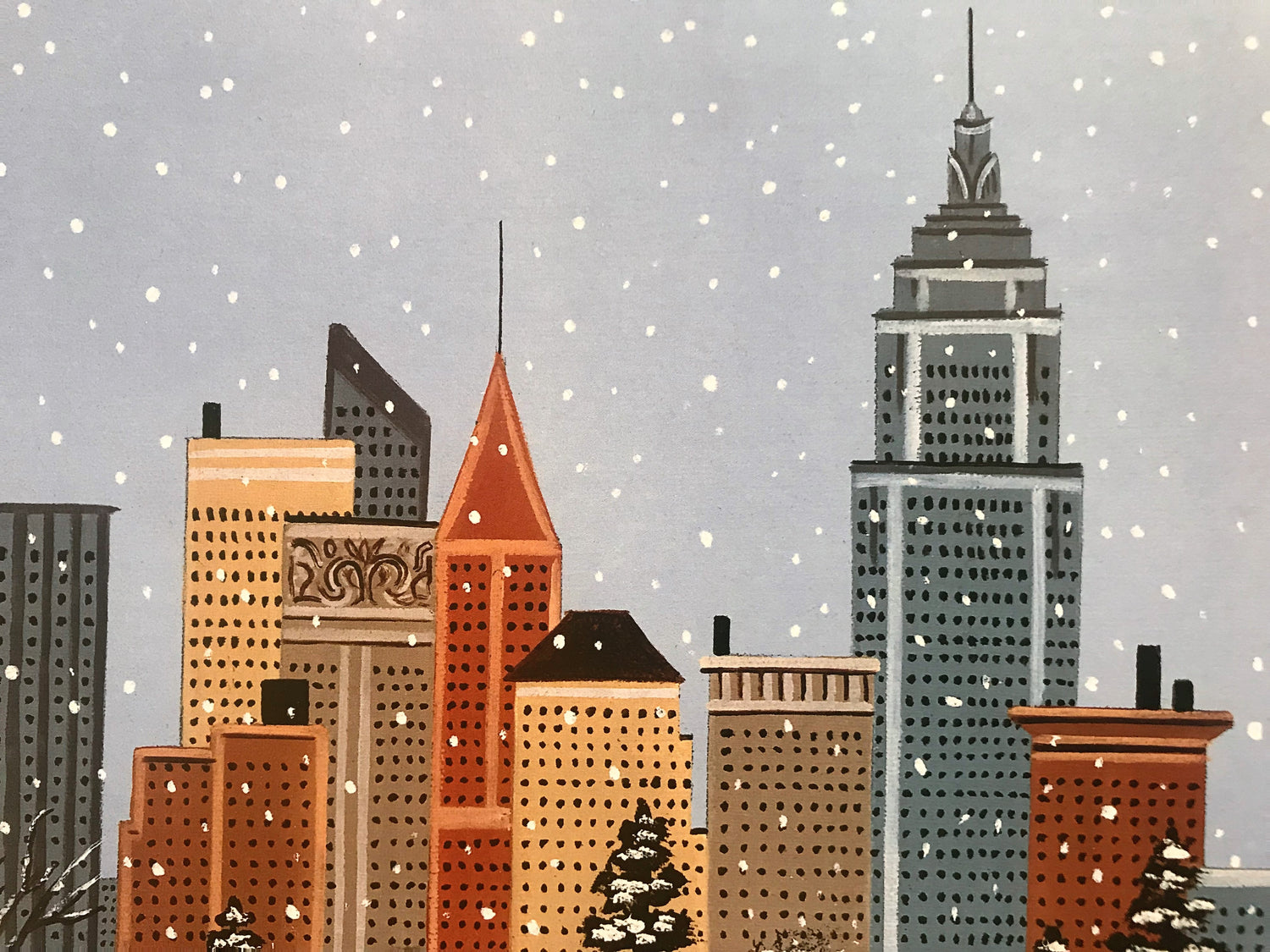 The Rhythms of New York Jane Wooster Scott Lithograph Print Artist Hand Signed and Numbered