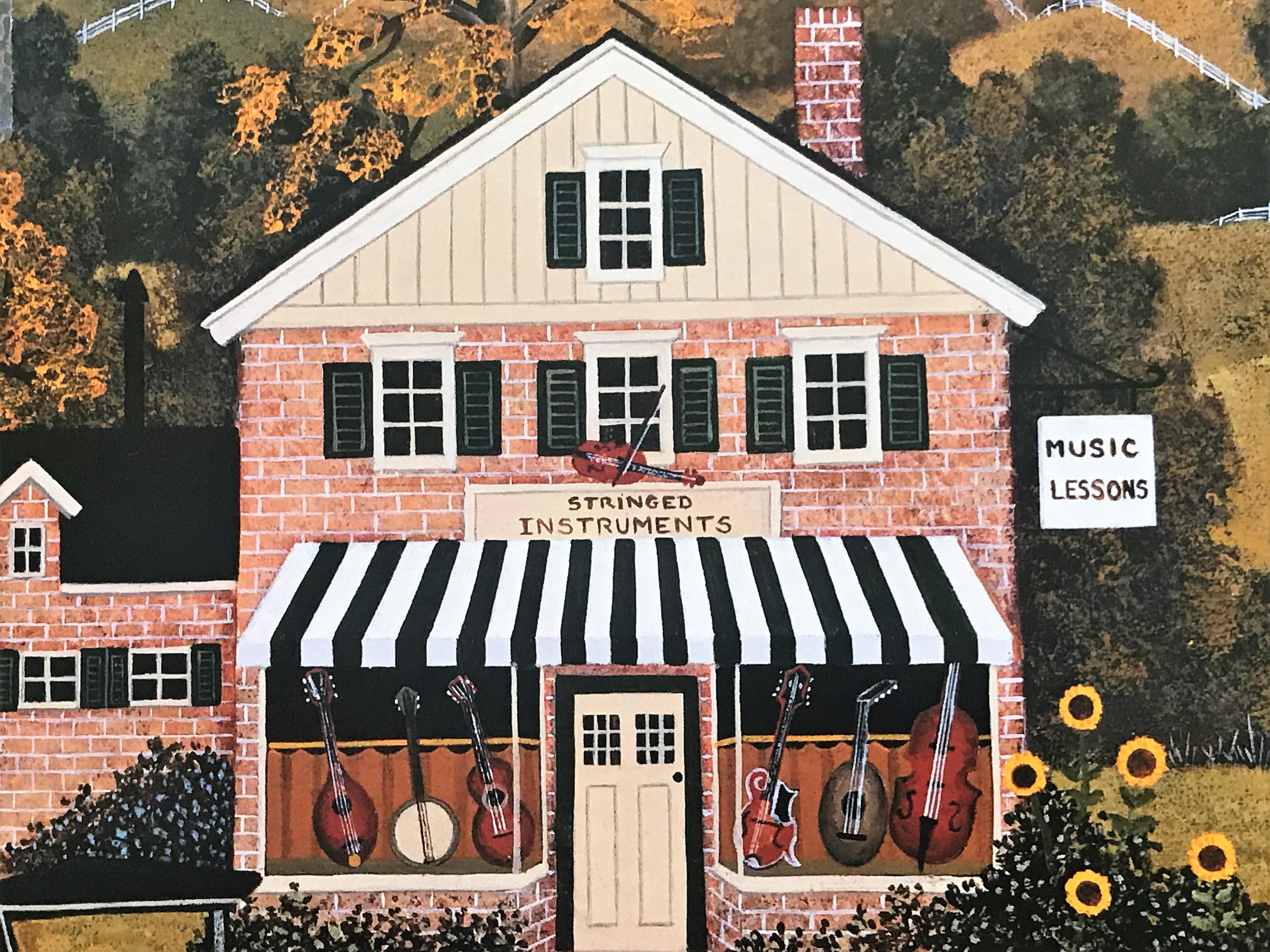 Budding Virtuoso Jane Wooster Scott Lithograph Print Artist Hand Signed and Numbered