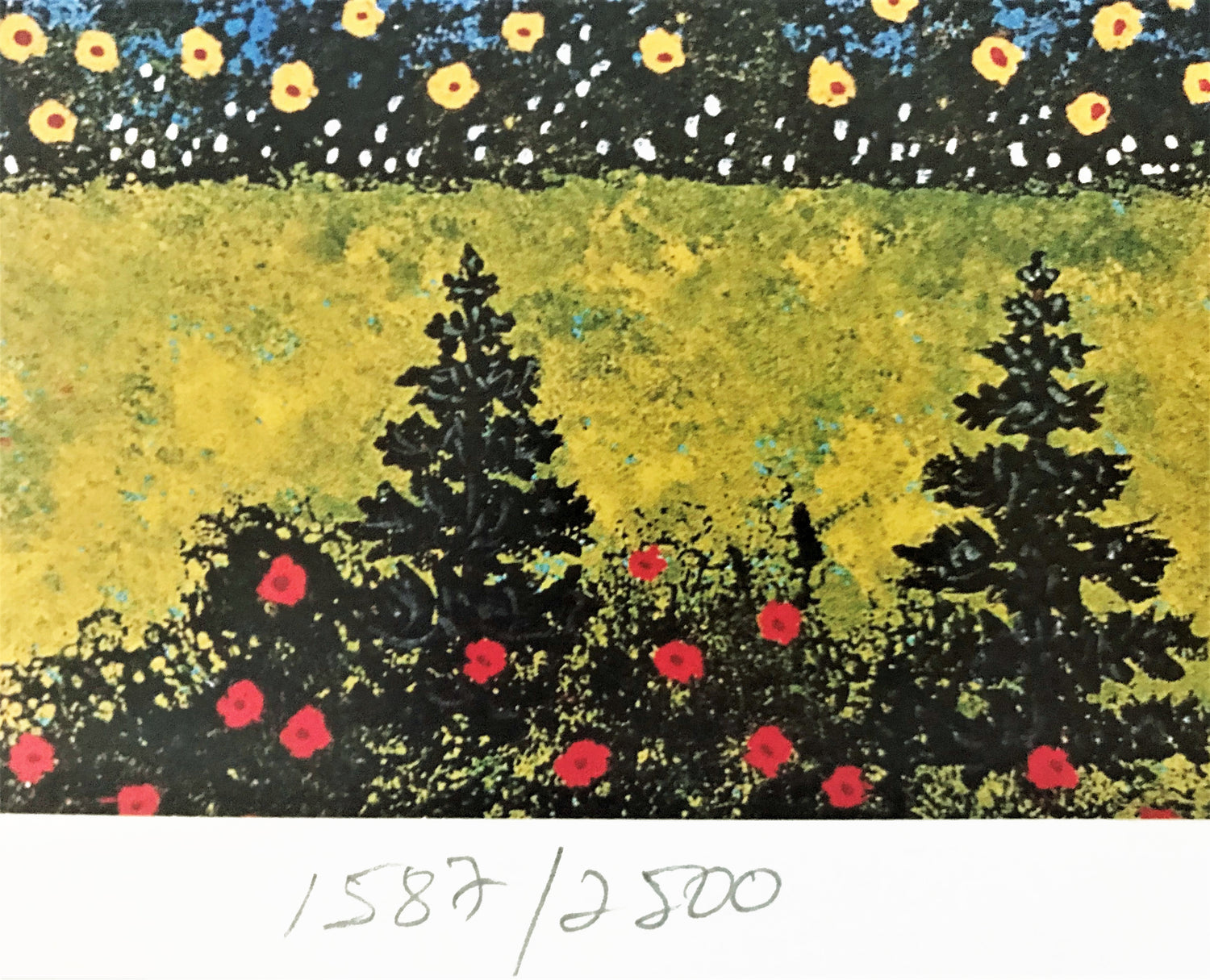 Springtime Cheer Lithograph Print Artist Jane Wooster Scott Hand Signed and Numbered