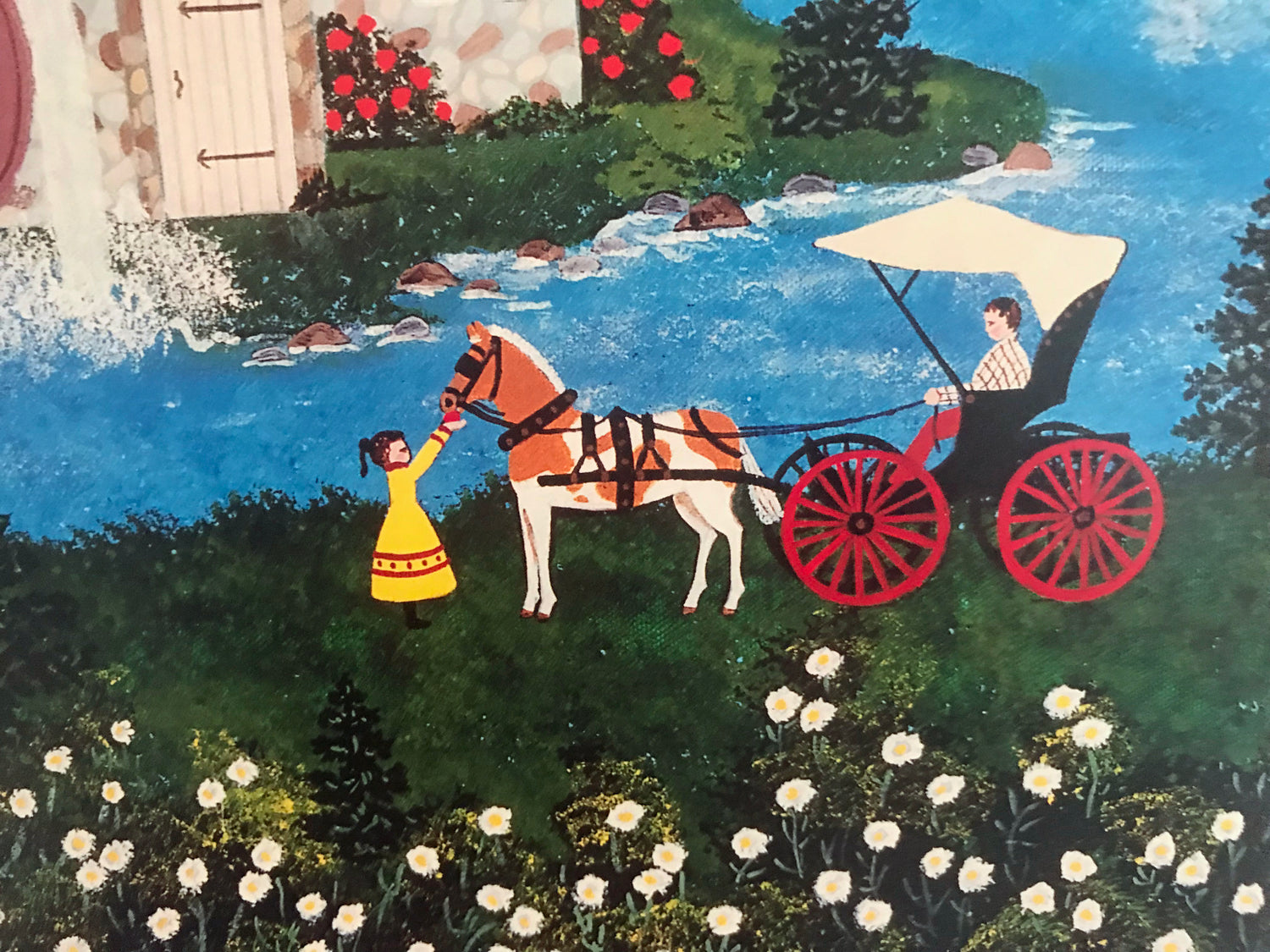 Springtime Cheer Lithograph Print Artist Jane Wooster Scott Hand Signed and Numbered